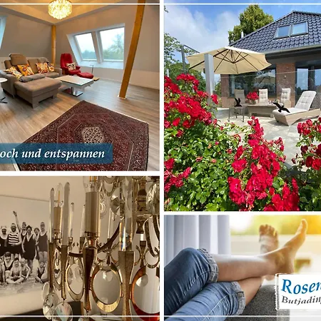 بيت للعطل Nordseeurlaub Im Hochwertigen Feriendomizil Rosenhuus Mit Sauna Und Kamin Im Idyllischen